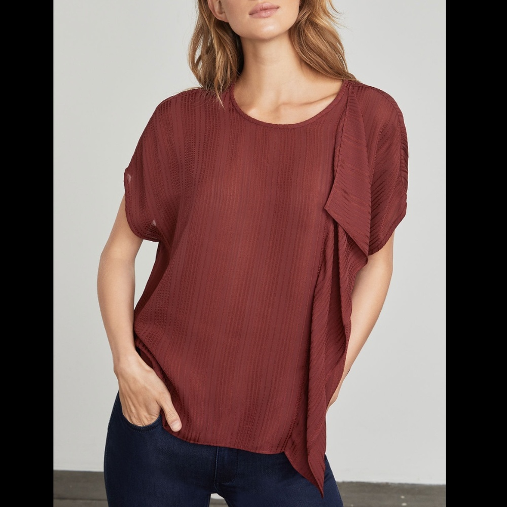 NWT BCBGMAXAZRIA chiffon top